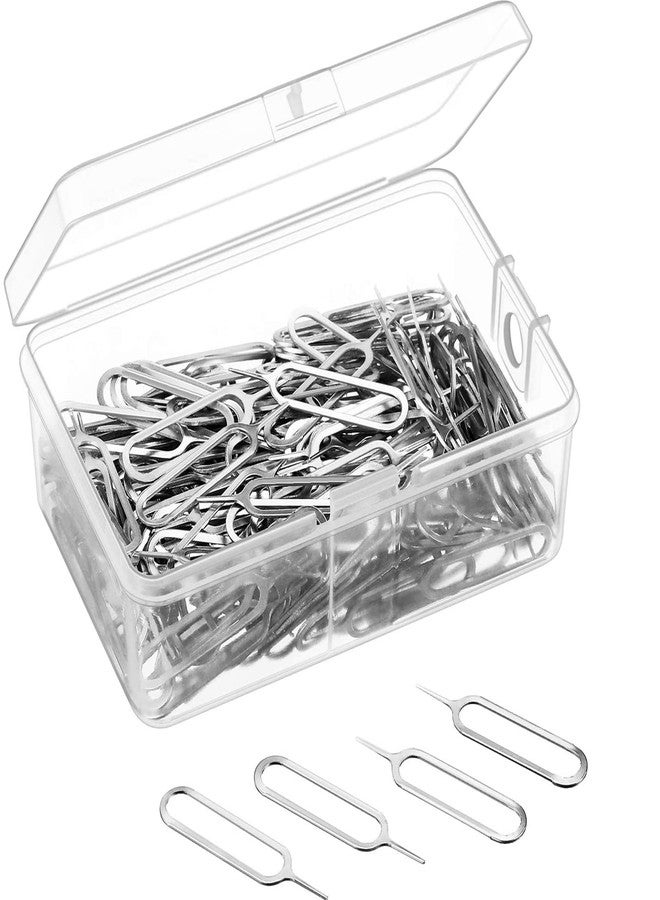 Tatuo 200 Pack Sim Card Tray Removal Tool Sim Card Eject Pin Opening Removal Tool Needle Compatible with Most Phone Models Pads Smartphone Devices Brands - Image 1